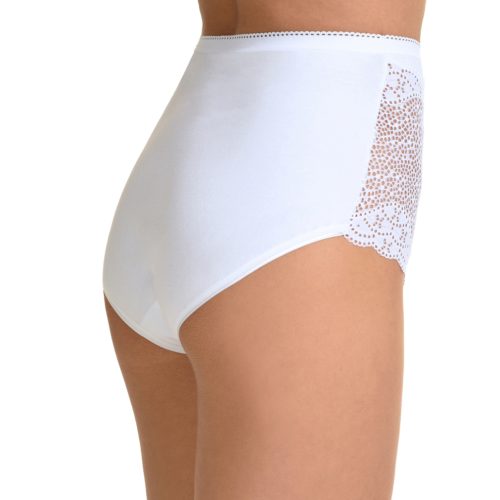 Miss Rosy Βαμβακερό Γυναικείο Σλιπ με Δαντέλα MR3297 Λευκό