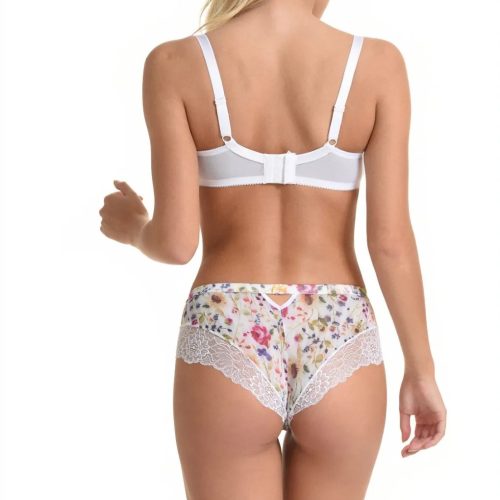 Miss Rosy Σετ Floral για Μεγάλο Στήθος D E F Cup με Brazilian