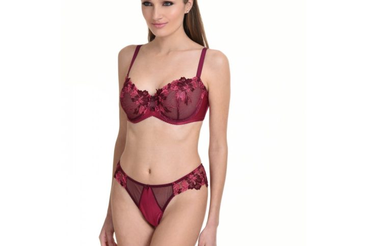 Miss Rosy Set Σουτιέν Μπαλκονέ & Βrazilian Μπορτό