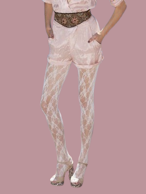 Trasparenze Κάλτσα Καλτσοδέτα Με Σιλικόνη Όλο Δαντέλα Ιβουάρ Trivia