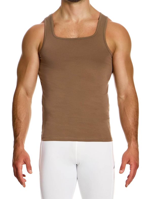 Modus Vivendi Aνδρική Φανέλα Antibacterial Tanktop 15631 Dark-Skin
