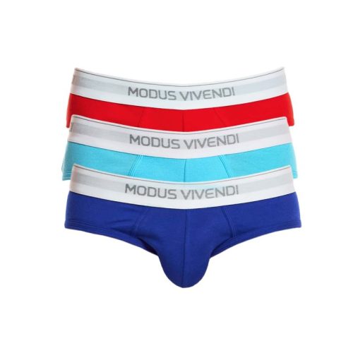 Modus Vivendi Ανδρικά Σλιπ Staple 3-Pack Brief 12411-1 Multi