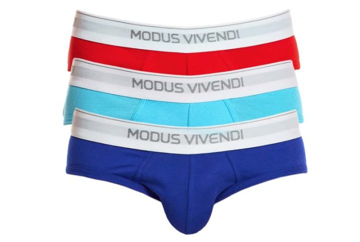 Modus Vivendi Ανδρικά Σλιπ Staple 3-Pack Brief 12411-1 Multi
