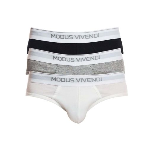 Modus Vivendi Ανδρικά Σλιπ Staple 3-Pack Brief 12411-1 Multi-Classic