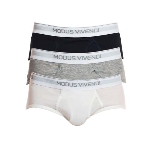 Modus Vivendi Ανδρικά Σλιπ Staple 3-Pack Fly Brief 12412-1 Multi-Classic