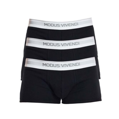 Modus Vivendi Ανδρικά Boxer Staple 3-Pack Boxer 12421-1 Βlack