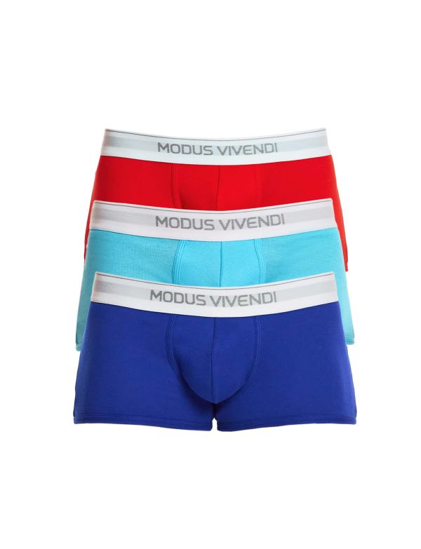 Modus Vivendi Ανδρικά Boxer Staple 3-Pack Boxer 12421-1 Μulti