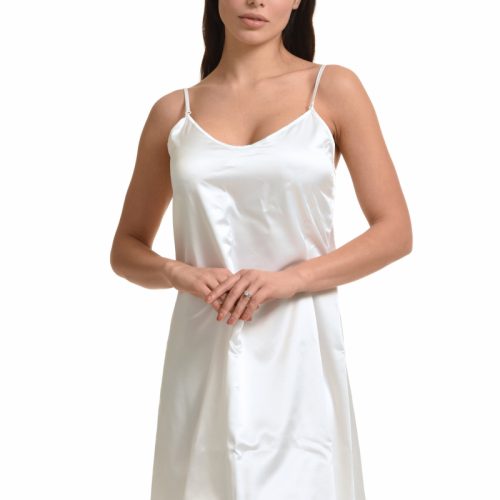 Miss Rosy Σατέν Νυχτικό Bridal Lingerie 5337 Ivory