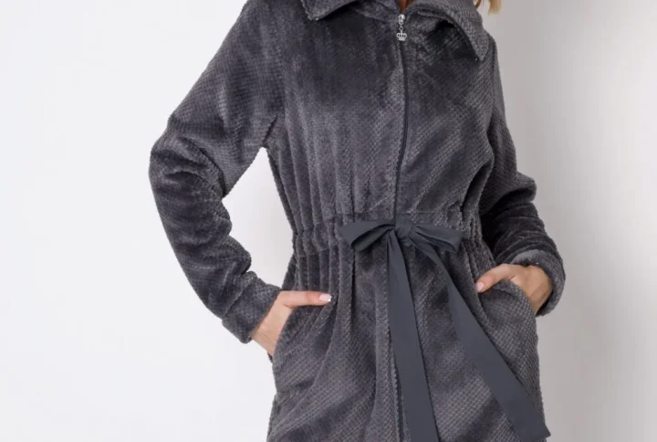 Aruelle Γυναικεία Ρόμπα Fleece Με Φερμουάρ