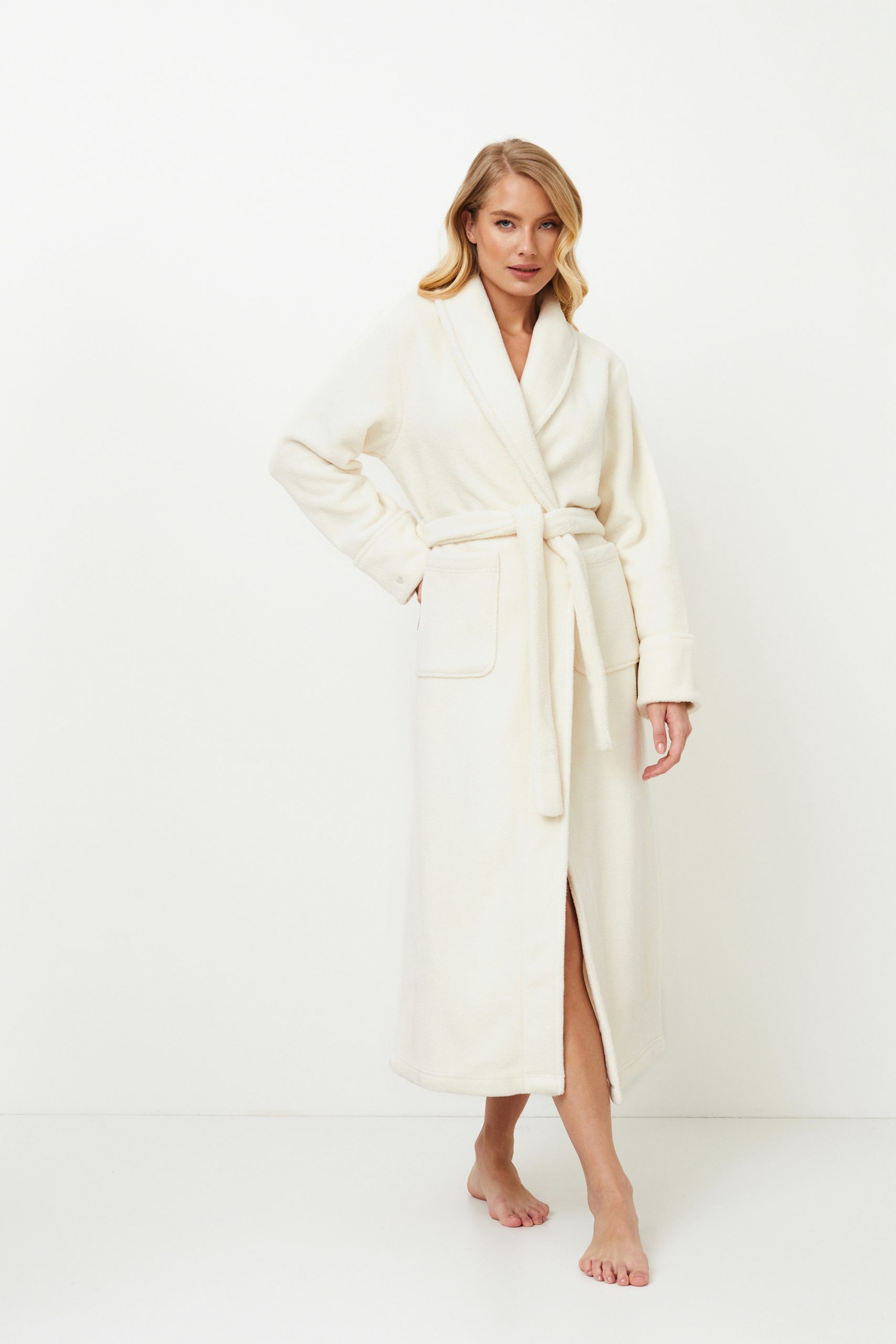 Teodora bathrobe creme S