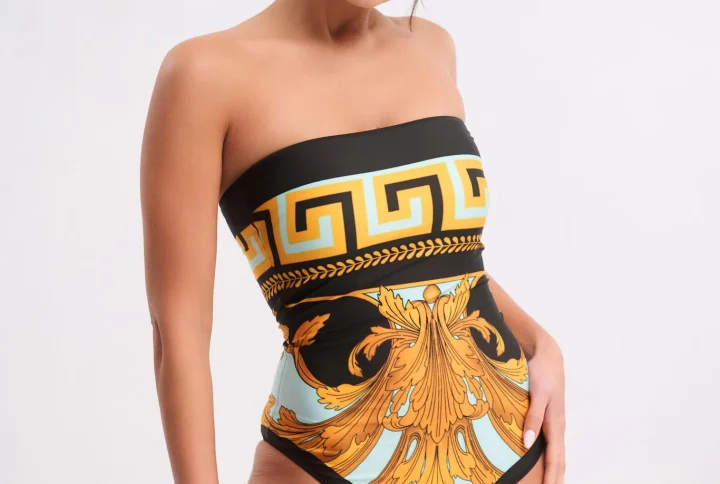 Halima Γυναικείο Μαγιό Ολόσωμο Strapless Xωρίς Μπαλένες