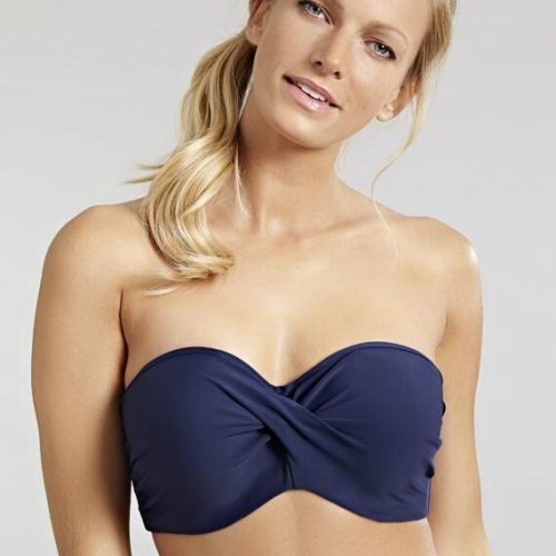 Panache Γυναικείο Μαγιό Bikini Στράπλες Bandeau Anya Riva Μαύρο