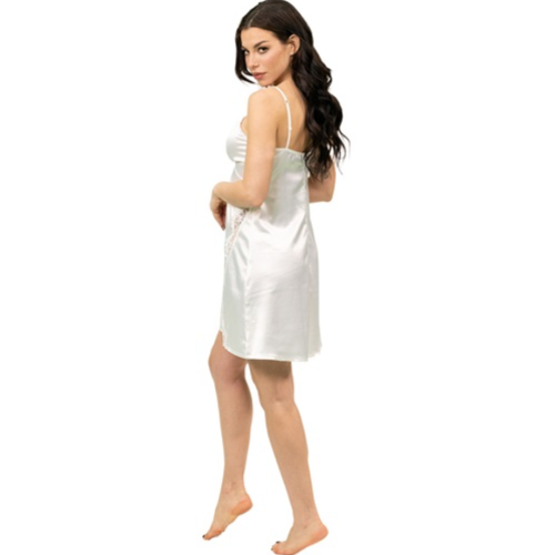 Miss Rosy Σατέν Νυχτικό Bridal Lingerie 5419 Ivory