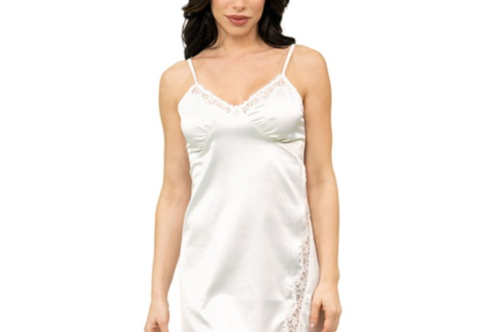 Miss Rosy Σατέν Νυχτικό Bridal Lingerie 5419 Ivory