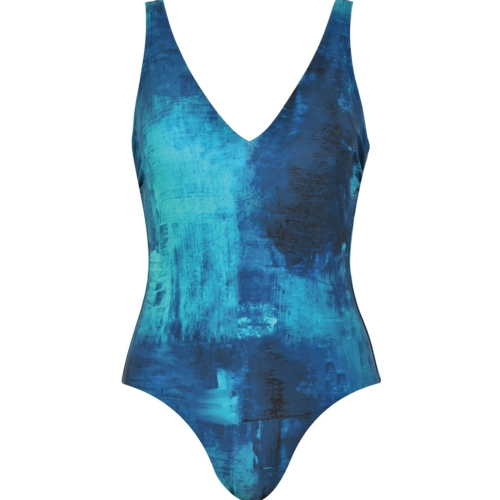 Naturana Γυναικείο Μαγιό Ολόσωμο Σε D Cup Night Blue