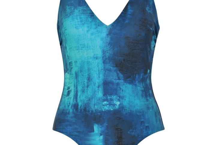 Naturana Γυναικείο Μαγιό Ολόσωμο Σε D Cup Night Blue
