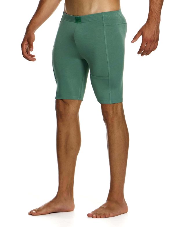 Modus Vivendi Ανδρικό Κολάν Bamboo Biker Shorts 13423 Khaki