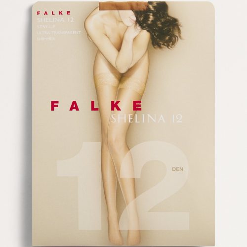 Falke Καλτσοδέτα Κάλτσα Με Σιλικόνη Καφέ