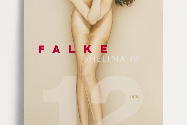 Falke Καλτσοδέτα Κάλτσα Με Σιλικόνη Καφέ