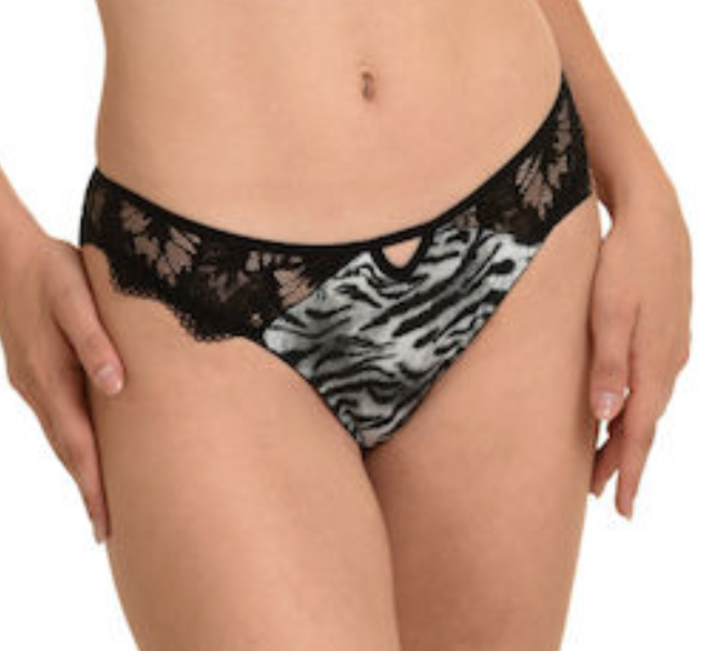 Miss Rosy Γυναικείο Brazil Animal Με Δαντέλα 11197 Grey-6