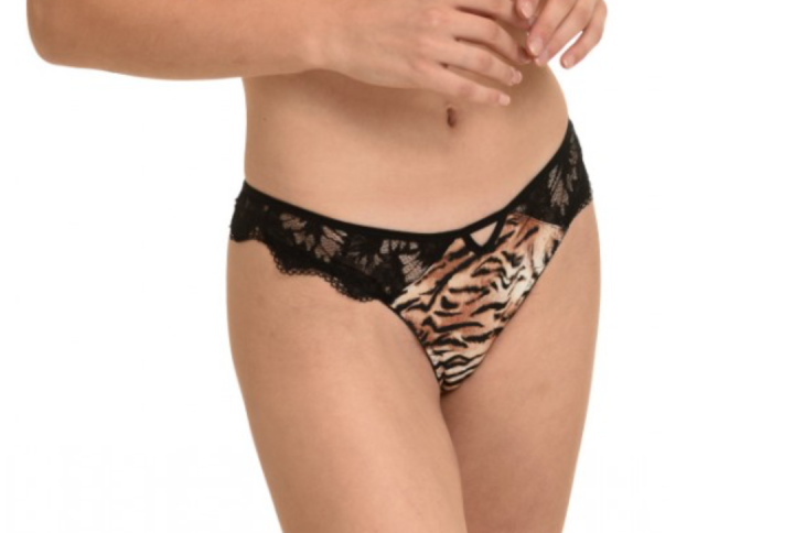 Miss Rosy Γυναικείο Brazil Animal Με Δαντέλα 11197 Brown