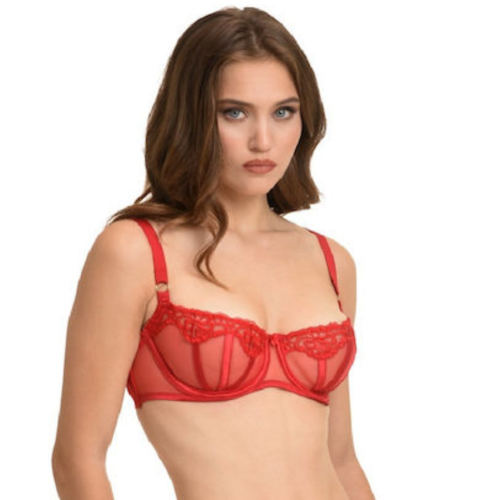 Miss Rosy Σουτιέν Balconette Με Δαντέλα D,E Cup