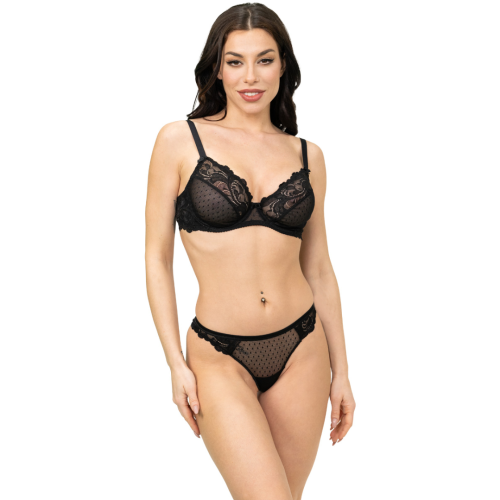 Miss Rosy Σουτιέν Με Δαντέλα D,E Cup 202 Black