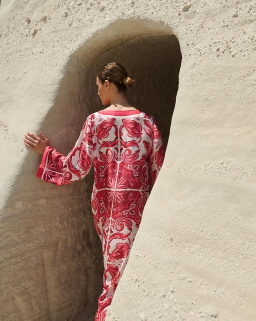 halima-red-ceramic-kaftan-evalingerie